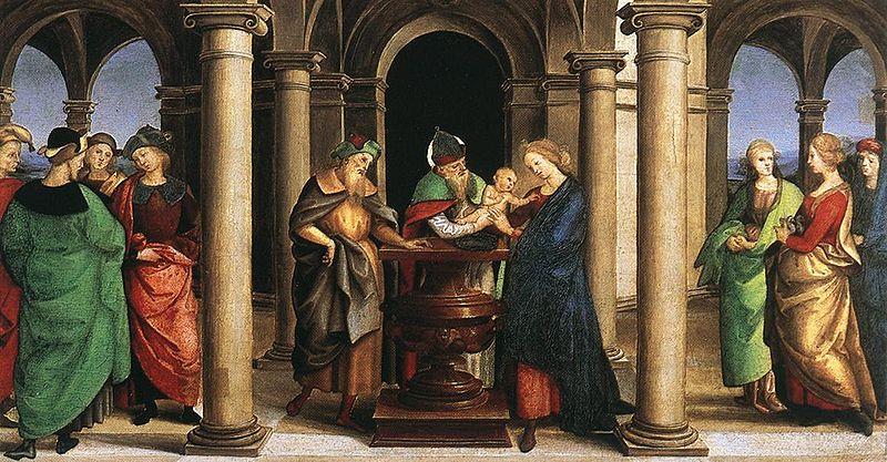 RAFFAELLO Sanzio The presentation in the temple oil painting image